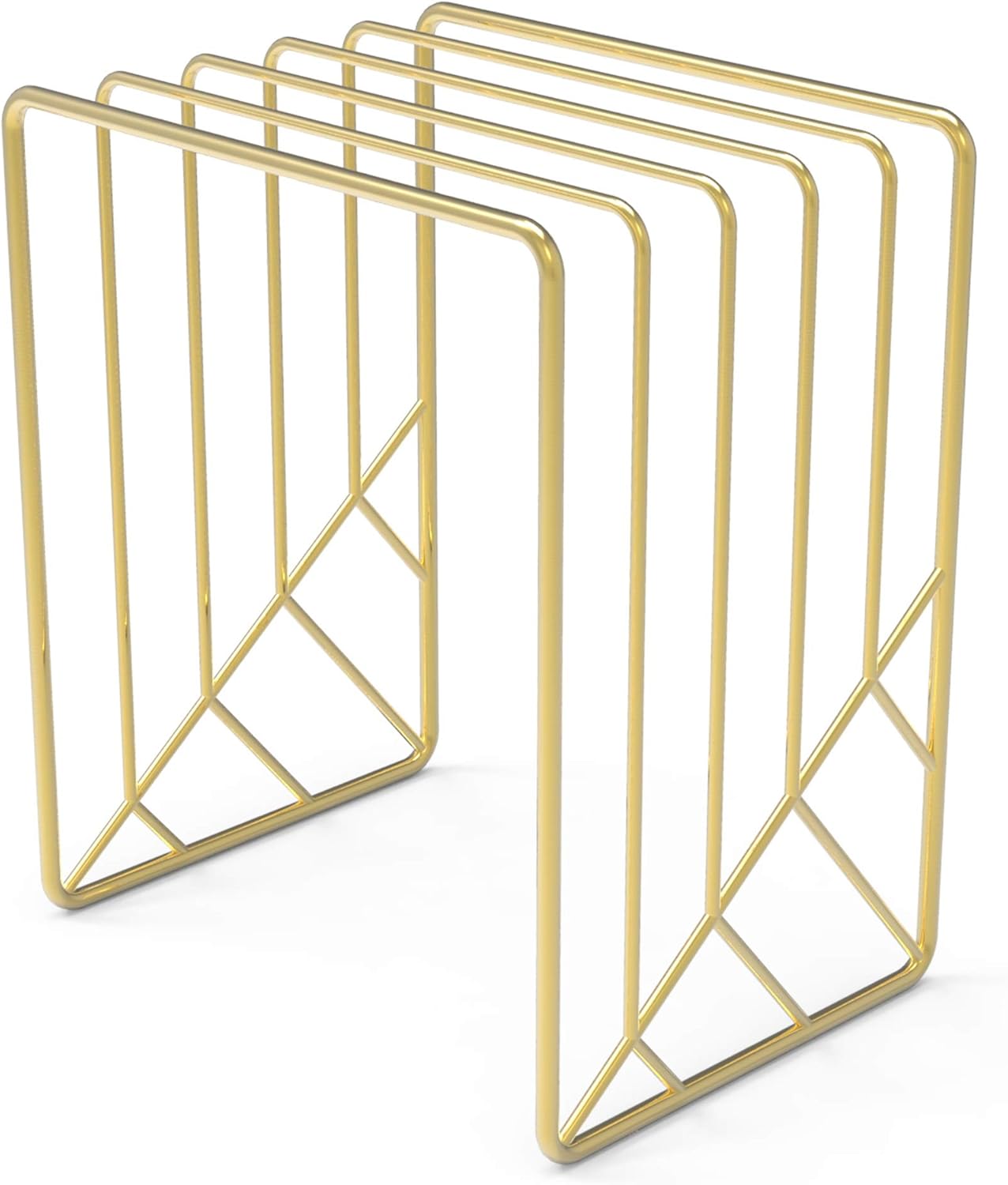 U Brands Metal Letter Sorter, Desktop Accessory, Vena Collection, Gold